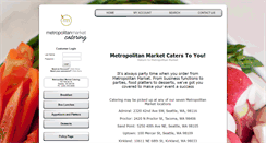 Desktop Screenshot of metropolitancatering.catertrax.com
