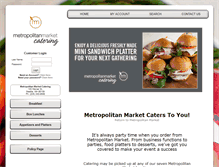 Tablet Screenshot of metropolitancatering.catertrax.com
