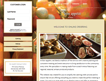 Tablet Screenshot of carlsoncatering.catertrax.com