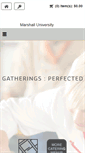 Mobile Screenshot of marshalldining.catertrax.com
