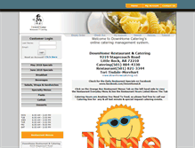 Tablet Screenshot of downhomecatering.catertrax.com