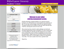 Tablet Screenshot of lauriersu.catertrax.com
