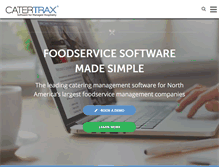 Tablet Screenshot of catertrax.com